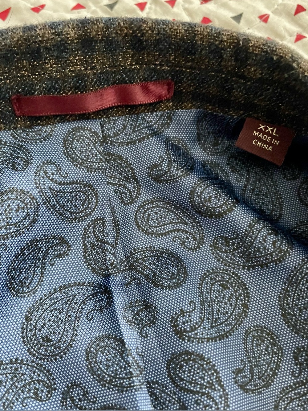 Johnston & Murphy Plaid Blazer XXL - Picture 3 of 4